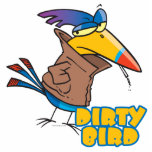 funny dirty bird naughty toucan cartoon photo sculpture