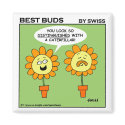 Funny Distinguished Flower Cartoon Fridge magnets