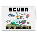 Funny Dive Buddy SCUBA Dive Buddy Card