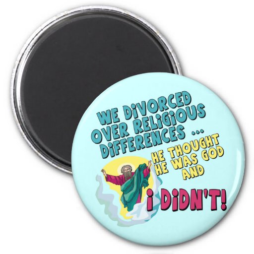 Funny Divorced T-shirts and Gifts For Her Refrigerator Magnets