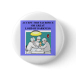 Funny doctor joke! pinback buttons