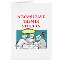 funny doctor joke greeting card