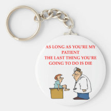 funny doctor joke keychains