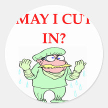 funny doctor joke round stickers