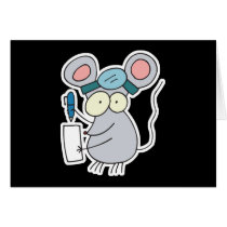 funny doctor mouse greeting card