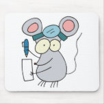 funny doctor mouse mouse pads