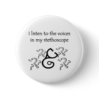 Funny Doctor or Nurse T-shirts and Gifts Pinback button