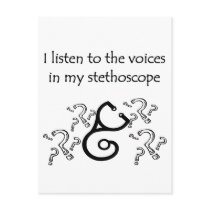 Funny Doctor or Nurse T-shirts and Gifts postcards