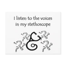 Funny Doctor or Nurse T-shirts and Gifts postcards