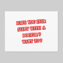 Funny Doctor Pick-Up Line Post Card