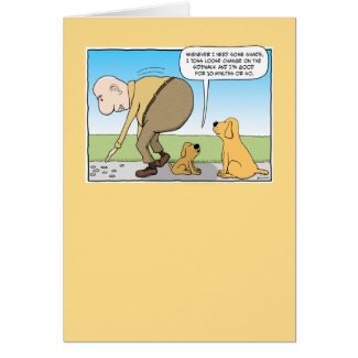 Funny Dog Birthday Card