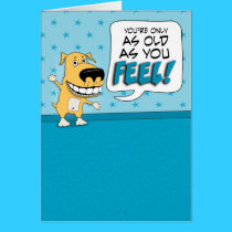 Funny Dog Birthday Card cards