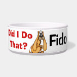 Funny Dog Customized Dog Bowls