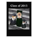 Funny Dog Graduation Party Invitation