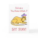 Funny Dog Lovers Cartoon Get Well cards by Swisstoons Funny Dog Lovers Cartoon Get Well cards