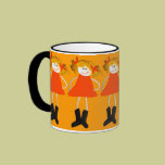 Funny dolls mug