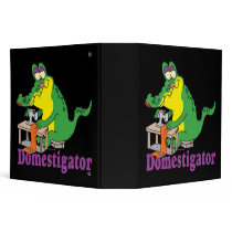 funny domesticated alligator gator binder