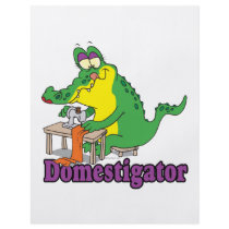 funny domesticated alligator gator full color flyer