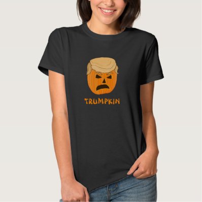 Funny Donald Trumpkin Pumpkin Jack-o-lantern T Shirts