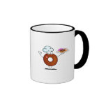 funny donut donut chef cartoon character coffee mugs