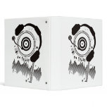 Funny_Doughnut 3 Ring Binders