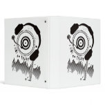 Funny_Doughnut Vinyl Binders