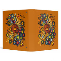 Funny_Doughnut 3 Ring Binder
