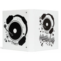Funny_Doughnut Vinyl Binders