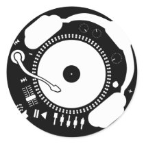 Funny_Doughnut Round Stickers
