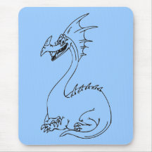 Funny Dragon for Kids! Mouse Mats