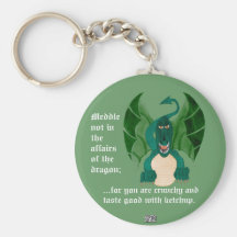 Funny Dragon Keychain