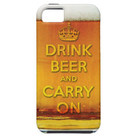 Funny drink beer and carry on iPhone 5 cases