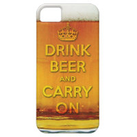 Funny drink beer and carry on iPhone 5 cases