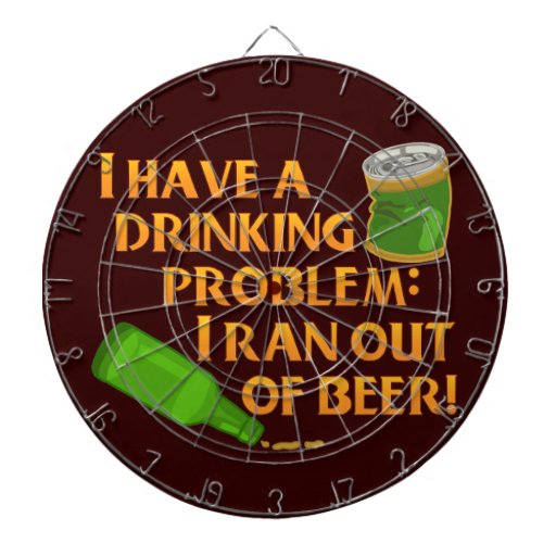 Funny Drinking Beer Dart Board Zazzle