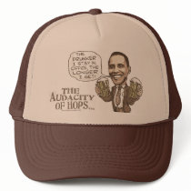 Funny Drunker President Obama Beer Gear Mesh Hat