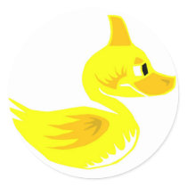 Funny duck stickers