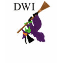 Funny DWI Witch T-shirt by halloweentreats Funny DWI Witch T-shirt
