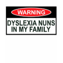 Funny dyslexic slogan t-shirts