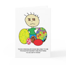 FUNNY EASTER BUNNY CARD