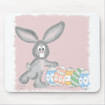 Funny Easter Bunny mousepads