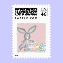 Funny Easter Bunny stamps