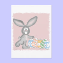 Funny Easter Bunny postcards