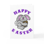 Funny Easter Card  Bunny With Anti-oxidant Egg