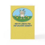 Funny Easter card: Chicks Dig the Bunny