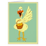 Funny Easter Goose Greeting Card