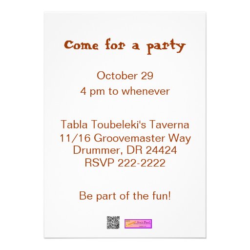 Funny Egyptian Mummy Halloween Party Invitations