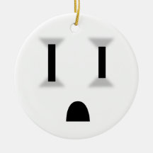 Funny Electrical Outlet Christmas Tree Ornament