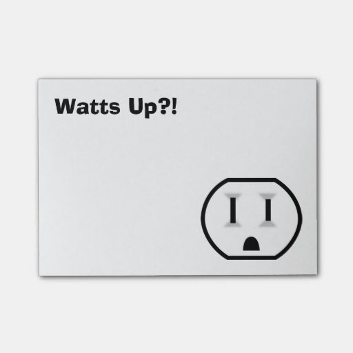 Funny Electrical Outlet Postit® Notes Zazzle