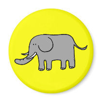Funny elephant magnets by jsoh Funny elephant magnets