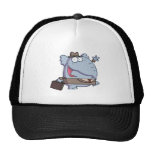 Funny-Elephant-with-briefcase Trucker Hat